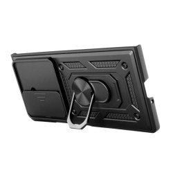 Etui pancerne CamShield Ring na telefon Samsung Galaxy Z Fold 7 5G czarne