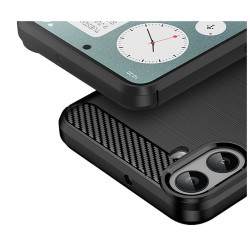 Etui Bumper Carbon Lux na telefon CMF Phone 1 5G A015 czarne