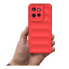 Etui pancerne Phantom na telefon motorola edge 50 neo 5G / 60 neo 5G / thinkphone 25 5G czerwone