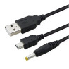 Kabel Y do konsoli PSP 2000 3000 1000 dane + ładowanie DC 4.0x1.7mm + Mini USB przewód do ładowania