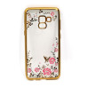 Etui BUMPER GLOSSY DIAMOND na telefon Samsung Galaxy A5 2018 A530 / A8 2018 złote