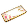 Etui BUMPER GLOSSY DIAMOND na telefon Samsung Galaxy A5 2018 A530 / A8 2018 złote