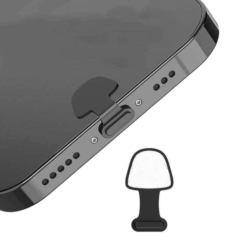 Zaślepka gniazda Lightning iPhone iPad czarna