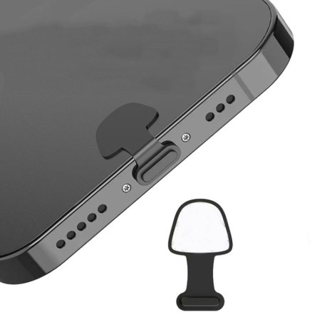 Zaślepka gniazda Lightning iPhone iPad czarna
