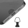 Zaślepka gniazda Lightning do iPhone iPad zatyczka portu ładowania czarna