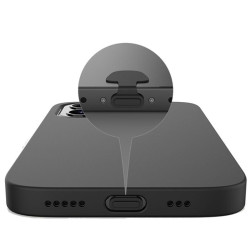 Zaślepka gniazda Lightning iPhone iPad czarna