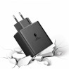Ładowarka sieciowa USB-C PD 45W czarna - szybkie ładowanie QC 3.0