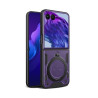 Etui Pancerne MAGNETIC na telefon motorola razr 70 5G XT2567 / 60 5G XT2553 / 50 5G XT2453 fioletowe