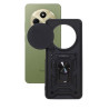 Etui Pancerne CAMSHIELD Ring na telefon Xiaomi Redmi 14C 2409BRN2CA / POCO C75 2410FPCC5G czarne