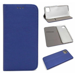 Etui Smart Magnet na telefon Samsung Galaxy A22 5G A226 granatowe