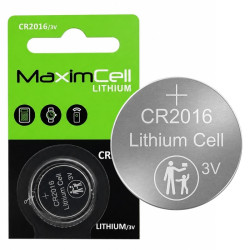 Bateria litowa pastylka guzikowa zegarkowa CR2016 MaximCell