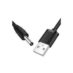 Kabel USB - DC 5V 2A 3.5x1,35 czarny przewód do ładowania UGREEN