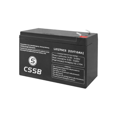 Akumulator bezobsługowy AGM SLA 12V 7.0Ah