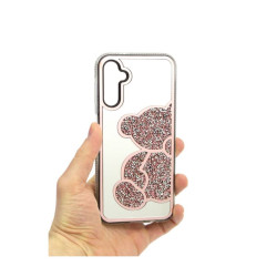 Etui TEDDY BEAR na telefon Samsung Galaxy A55 5G A556 damskie dziewczęce na prezent urodziny święta różowe