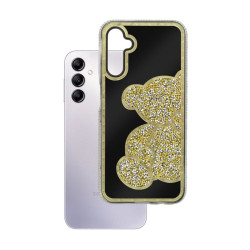 Etui TEDDY BEAR na telefon Samsung Galaxy A26 5G A266 / A17 5G A176 / A17 4G A175 damskie dziewczęce na prezent złote
