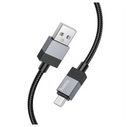 Kabel USB micro USB 1.2m czarny nylonowy - szybkie ładowanie | Sklep online