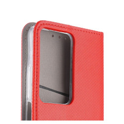 Etui Smart Magnet na telefon OPPO A5 5G 2025 CPH2735 / A5m 4G CPH2727 czerwone