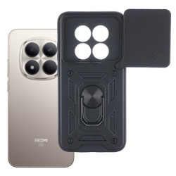 Etui Pancerne CAMSHIELD Ring na telefon Xiaomi Redmi Note 15 Pro 5G 25080RABDG czarne