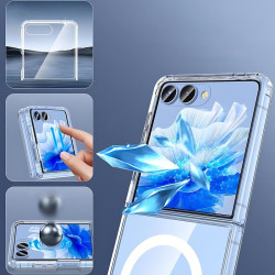 Etui Magnet Case II na telefon Samsung Galaxy Z Flip 8 5G F776 bezbarwne
