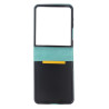Etui Leather Case Strap na telefon Samsung Galaxy Z Flip 8 5G F776 niebieskie