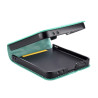 Etui Leather Case Strap na telefon Samsung Galaxy Z Flip 8 5G F776 niebieskie