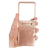Etui Leather Case Strap na telefon Samsung Galaxy Z Flip 8 5G F776 różowe