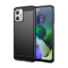 Etui Bumper Carbon Lux na telefon motorola moto g54 5G / g54 power edition 5G czarne