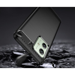 Etui Bumper Carbon Lux na telefon motorola moto g54 5G / g54 power edition 5G czarne