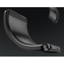 Etui Bumper Carbon Lux na telefon motorola moto g54 5G / g54 power edition 5G czarne