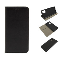 Etui Smart Magnet na telefon Samsung Galaxy A51 A515 czarne gładkie HQ