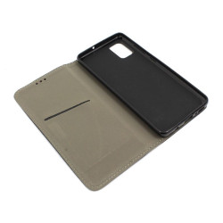 Etui Smart Magnet na telefon Samsung Galaxy A51 A515 czarne gładkie HQ