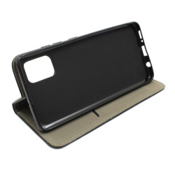 Etui Smart Magnet na telefon Samsung Galaxy A51 A515 czarne gładkie HQ