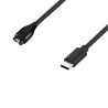 Ładowarka / kabel USB-C do smartwatchy GARMIN Forerunner 45 245 935 945 Fenix 7 7X 7S 6 Venu 2 2S Vivoactive 4 5 czarny przewód