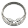 Przedłużacz kabla USB-A 2.0 męski-żeński 1m szara - wydłuż zasięg urządzeń USB