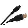 Kabel USB Typ A USB-A 2.0 - Micro USB microUSB 7,5m czarny wytrzymały mocny szybki przewód do ładowania Hi-Speed