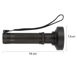 Latarka UV 100 LED Aluminiowa | Profesjonalna Latarka Ultrafioletowa | Sklep