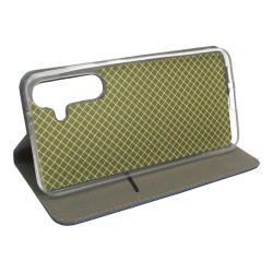 Etui Smart Magnet na telefon Samsung Galaxy S25 FE 5G S731 granatowe
