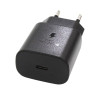 Ładowarka sieciowa USB Typ C USB-C PD Power Delivery QC 3.0 3,3A 18W SZYBKA czarna