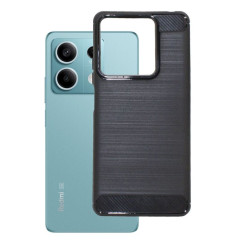 Etui Bumper Carbon Lux na telefon Xiaomi Redmi Note 15 4G 2510DRA23E / 15 5G 25098RA98G / POCO M8 5G 25118PC98G czarne