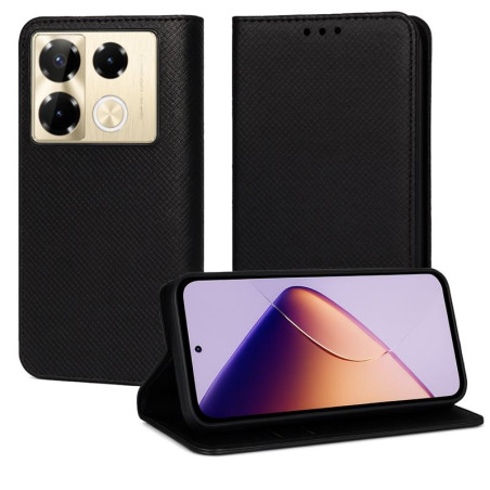 Etui Smart Magnet na telefon Infinix NOTE 40 Pro 4G LTE X6850 czarne