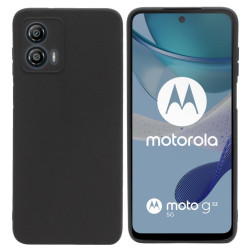 Etui Jelly Case na telefon motorola moto g53 5G czarne matowe