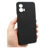 Etui Jelly Case na telefon motorola moto g53 5G czarne matowe