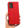 Etui Smart Magnet na telefon Xiaomi Redmi Note 12S 4G LTE 23030RAC7Y czerwone