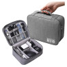 Organizer na kable saszetka podróżna etui torba do akcesoriów elektronicznych 25x18,5cm