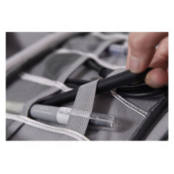 Organizer na kable saszetka podróżna etui torba do akcesoriów elektronicznych 25x18,5cm