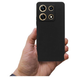 Etui Silicon Case na telefon Tecno Spark 30 Pro KL7 czarne MATT