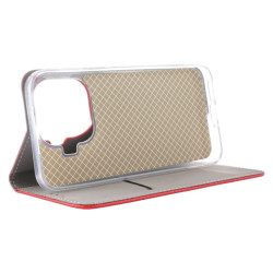 Etui Smart Magnet na telefon Xiaomi 17T 5G 2602DPT53G czerwone