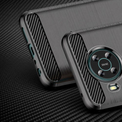 Etui Bumper Carbon Lux na telefon Nokia X10 / X20 czarne