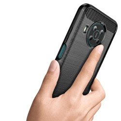 Etui Bumper Carbon Lux na telefon Nokia X10 / X20 czarne