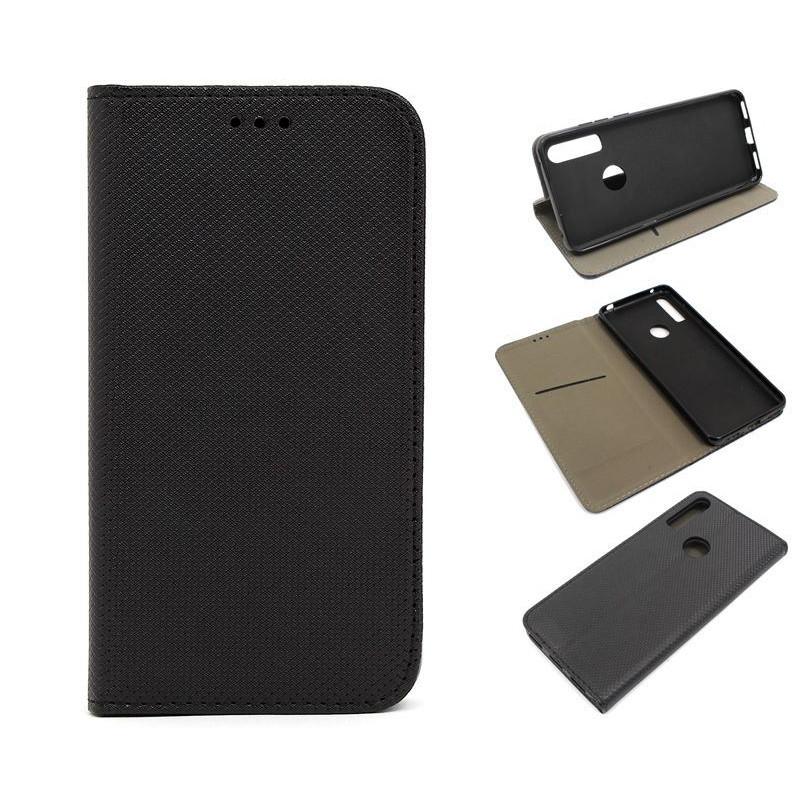 Etui Smart Magnet na telefon Alcatel 3X 2019 5048 czarne